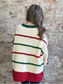 Christmas Sweater with Red and Green Stripe