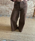 Vintage Washed Wide Leg Jeans  ~  Antique Bronze