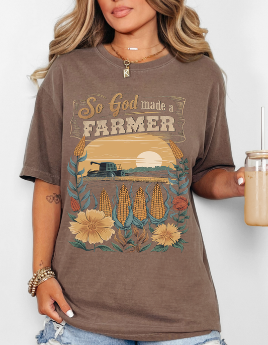 So God Made A Farmer 2 Tee