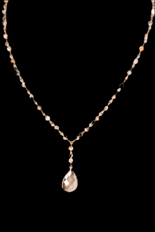 Faye Necklace ~ White