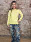 High Rise Wide Leg Floral Denim
