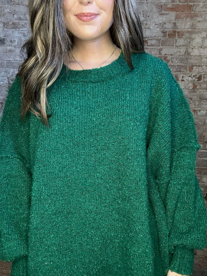 Soft and Simple Sweater ~ Green
