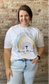 Curvy He Is Risen Graphic Tee