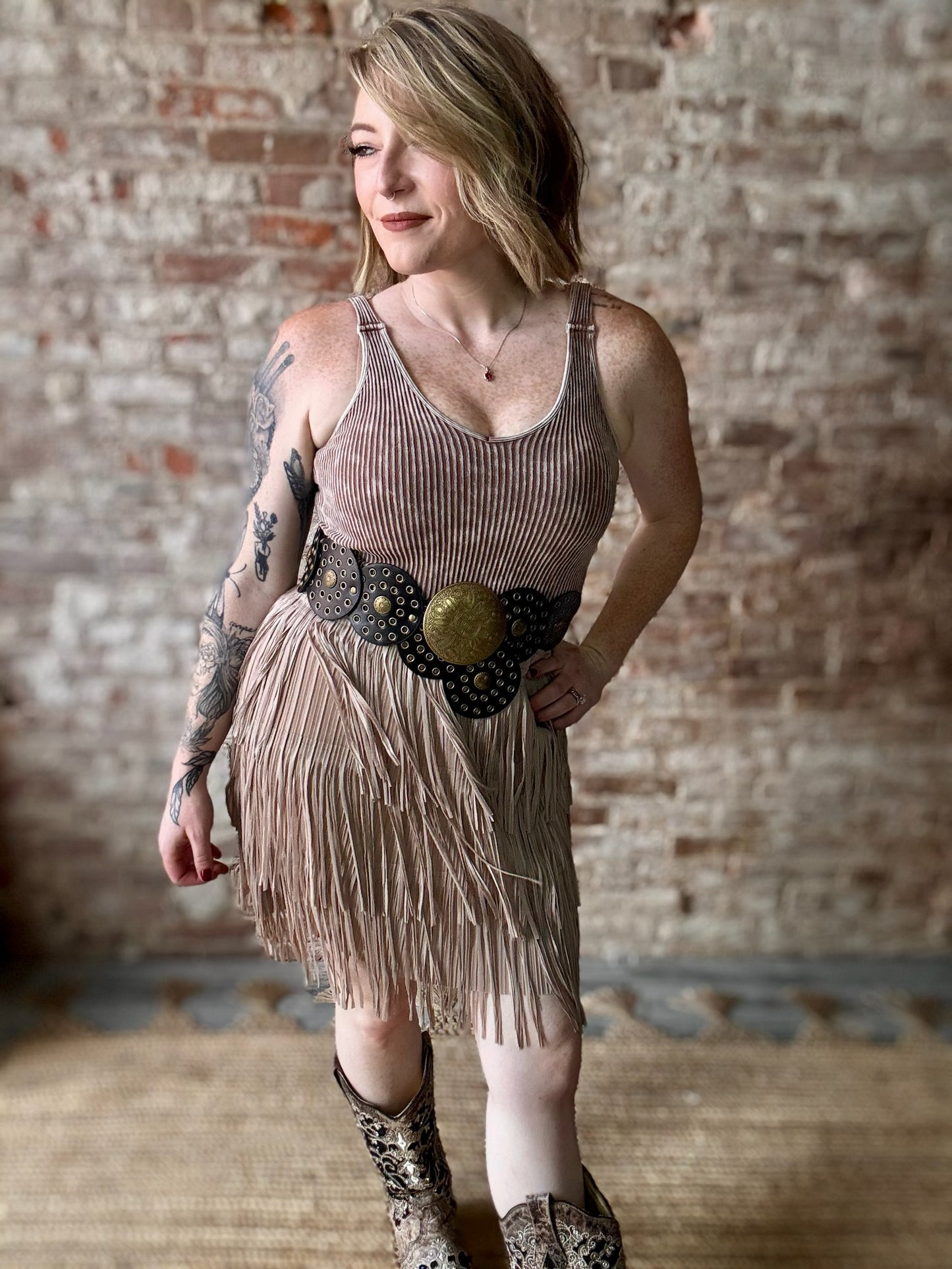 Sweet Fringe Skirt