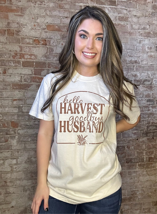 Hello Harvest ....Goodbye Husband Graphic T-Shirt