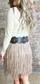 Sweet Fringe Skirt