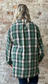 Curvy Plaid Soft  Long Sleeved Flannel ~ Hunter Green