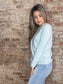 The Softest Knit Pullover Sweater ~ Pale Blue
