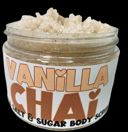Vanilla Chai Sea Salt and Sugar Body Scrub