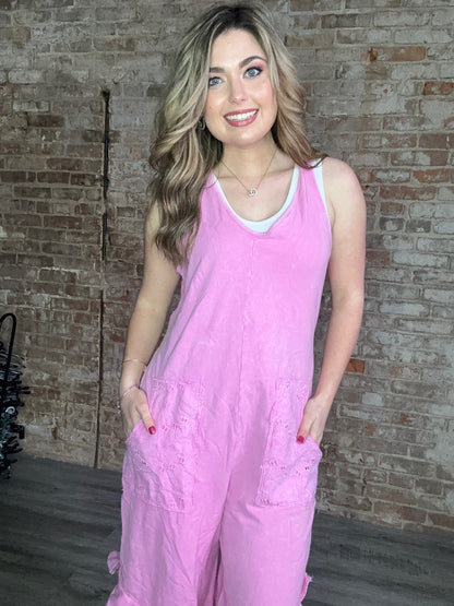 Ruffles and Eyelet Romper