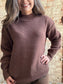 Simple Cozy Sweater ~ Chocolate