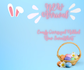 Easter White Rabbit Beaded Pearl Drop Earrings
