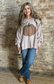 Fall Pumpkin Sweatshirt ~ Heather Mocha
