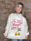 Reversible Mock Neck Sweatshirt ~ In My Happy Girl Era