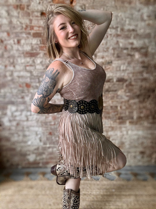 Sweet Fringe Skirt