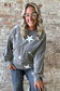 Curvy Mineral Washed Star Print Shirt