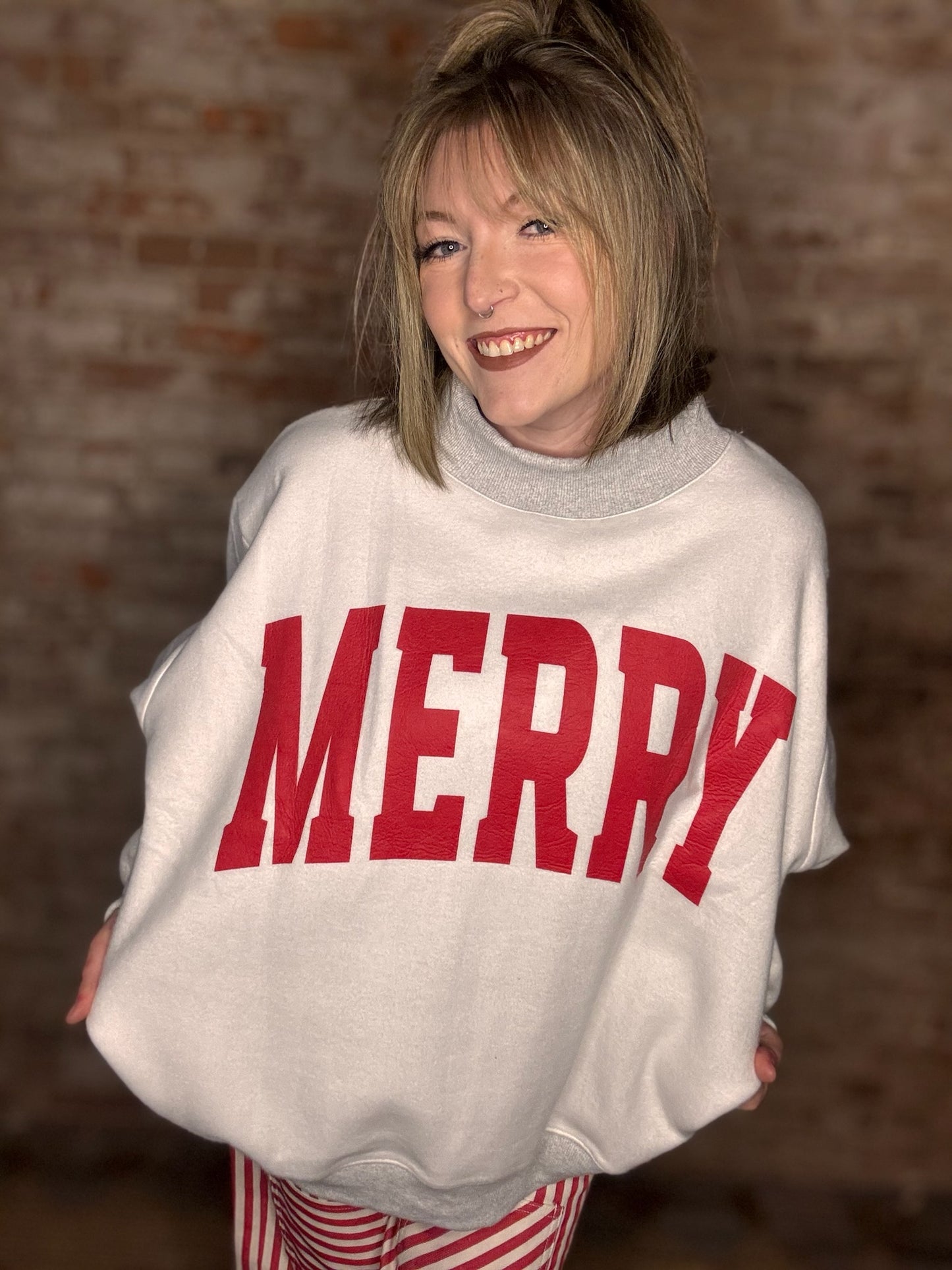 GRINCHY & MERRY Reversible Sweatshirt