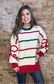 Christmas Sweater with Red and Green Stripe