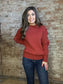 Simple Cozy Sweater ~ Rust