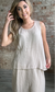 Sweet Gauze Loose Tank ~ Mocha