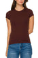 Vanilla Monkey - Short Sleeve Mini Ribbed Tee
