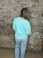 Puff Quarter Sleeve ~ Aqua
