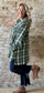 Curvy Plaid Soft  Long Sleeved Flannel ~ Hunter Green
