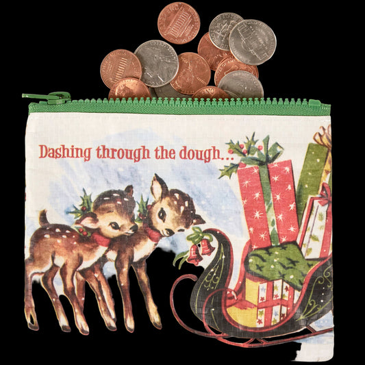Dashing Through The Dough Zipper Wallet
