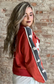 USA ~ Sweat Jacket  ~ Red