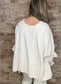 Polkadot Ruffle Poncho Top