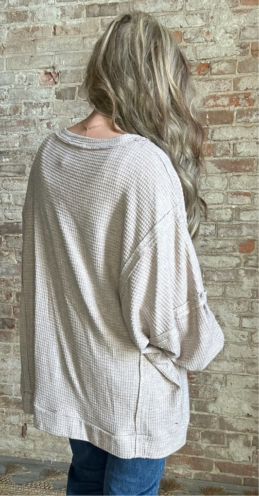 Fall Pumpkin Sweatshirt ~ Heather Mocha