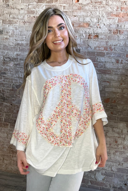Sweet Big Peace Sign Shirt