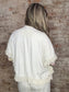 Mineral Washed Lace Detail Kimono