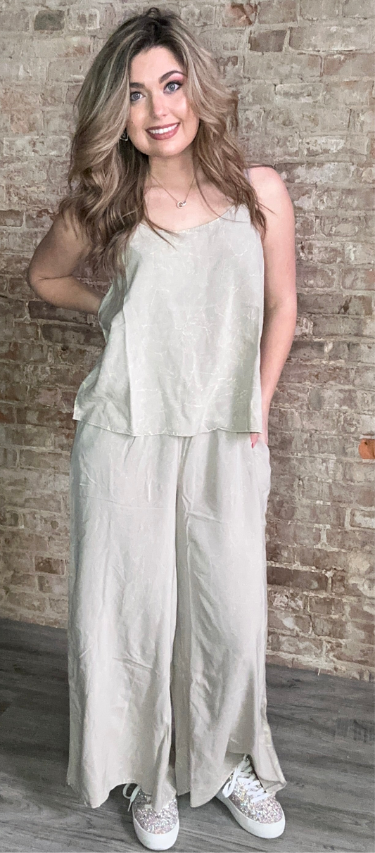 Soft Woven 2 piece Set ~ Beige