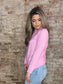 The Softest Knit Pullover Sweater ~ Pink