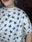 Distressed Star with Stitched Detail Shirt