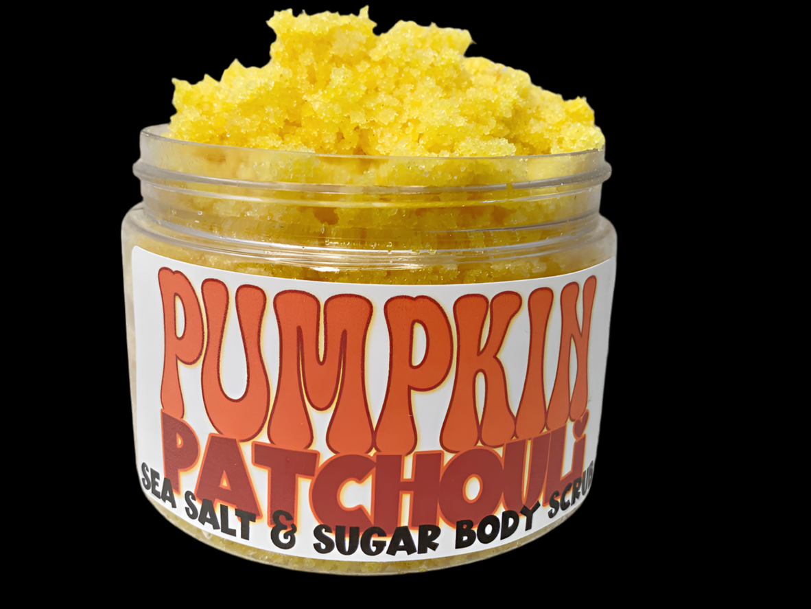 Pumpkin Patchouli Sea Salt and Sugar Body  Scrub 