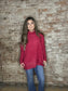 Soft Brushed Turtleneck Sweater ~ Red