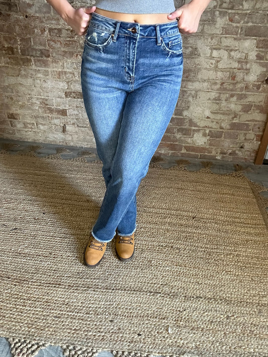 Super High Rise Straight Jeans