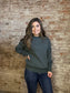 Simple Cozy Sweater ~ Dusty Teal