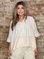 Polkadot Ruffle Poncho Top