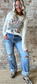 Curvy LOVE Rodeo Mesh with Bling Top