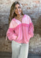 Sweet Zip Up Hoodie ~ Pink