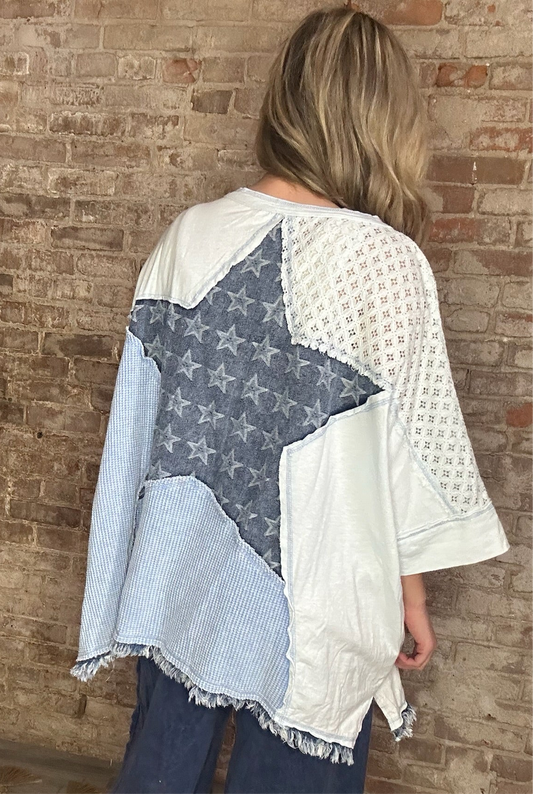 Patchwork Star Top