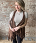 Vegan Suede Tassel Vest with Cut-out Details