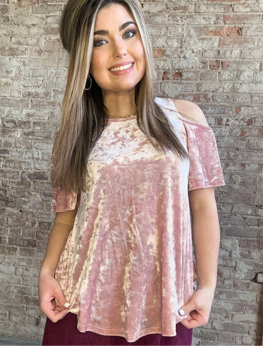 Crush On You Velvet Top