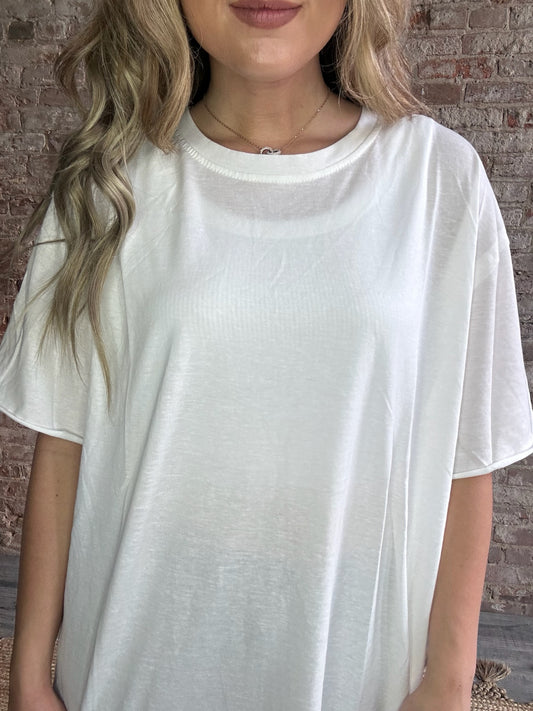 Just A Simple Soft Tee ~ Off White