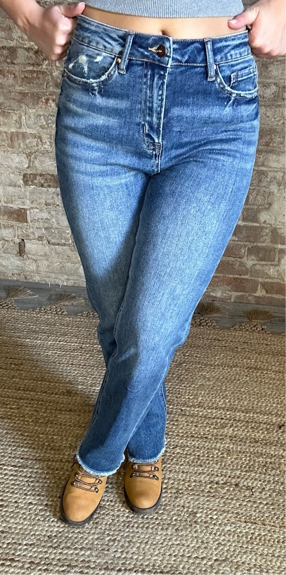 Super High Rise Straight Jeans