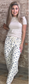 Sweet Ivory with Blue Floral Jeans