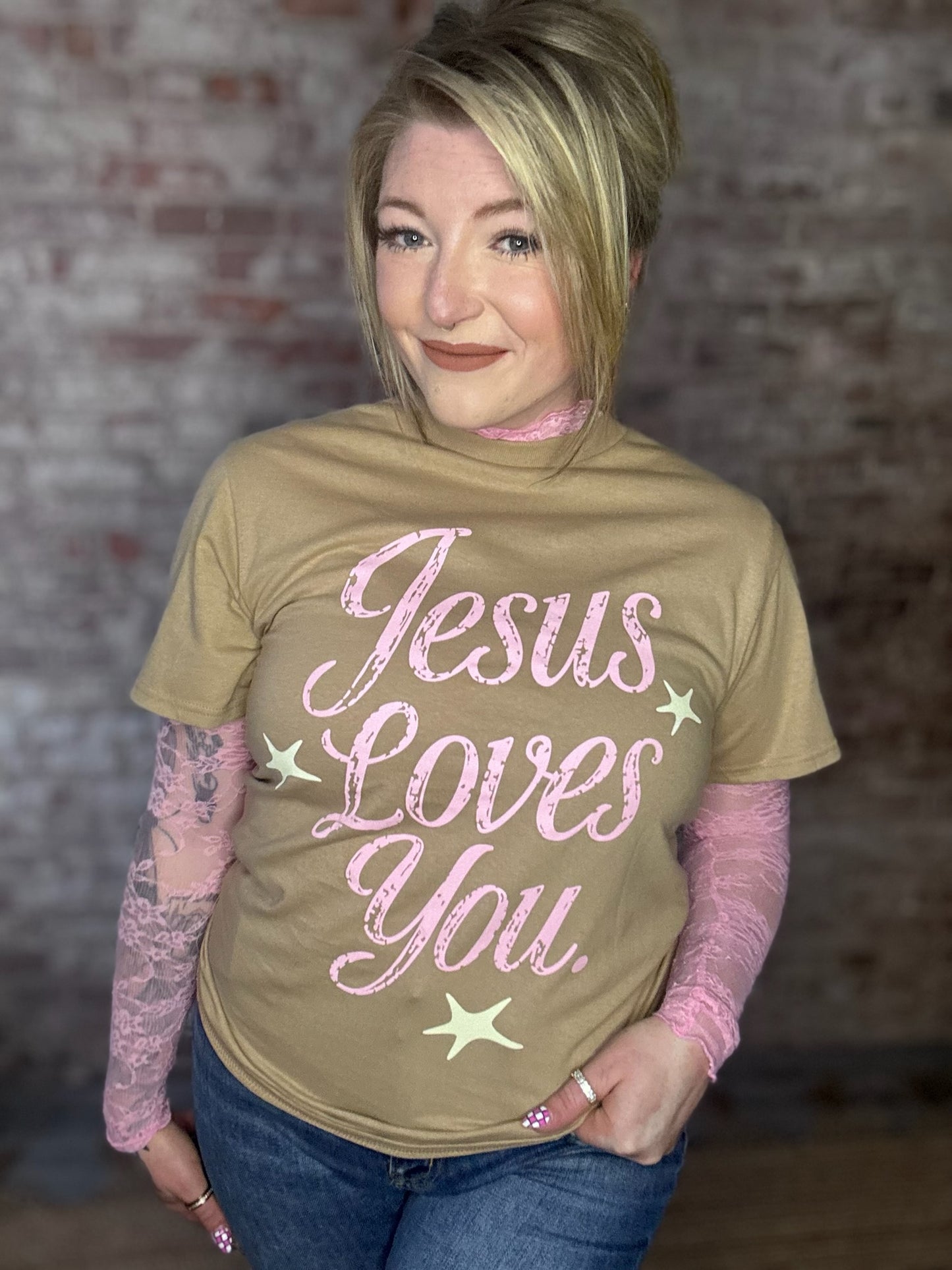 Jesus Loves You Company - NEW || "Work In Progress" Tee